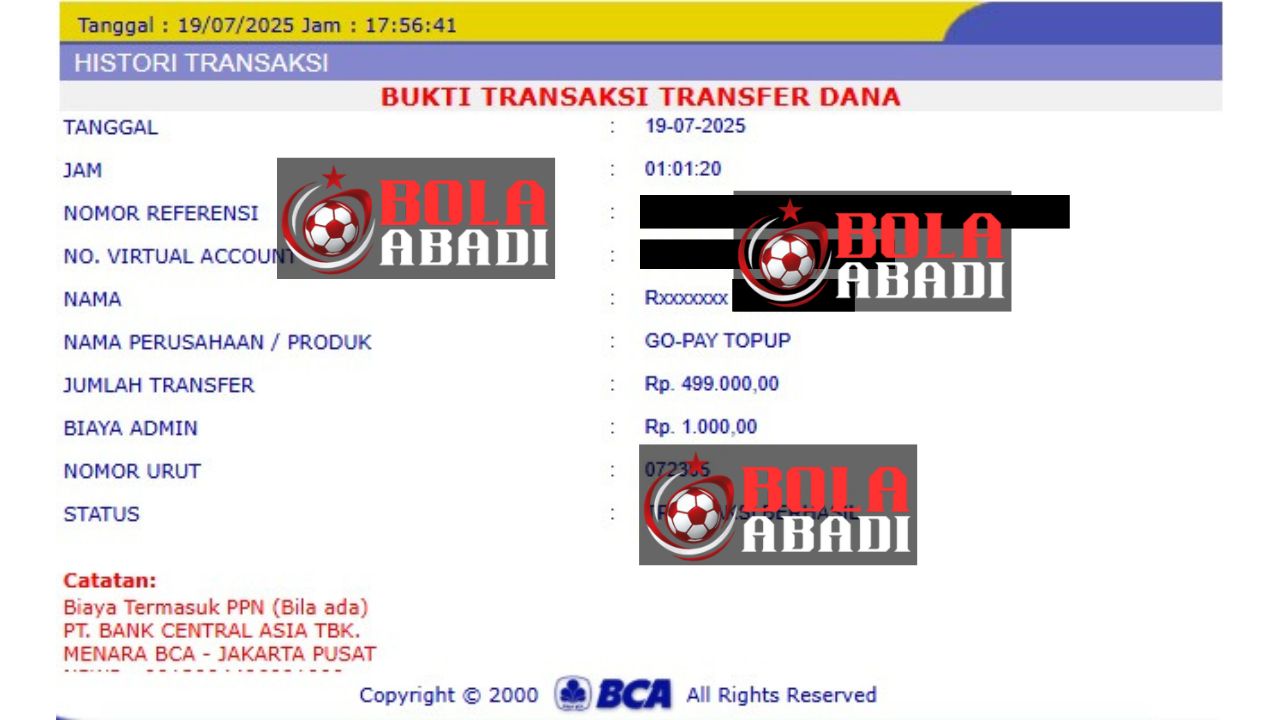 Bukti Transfer 1