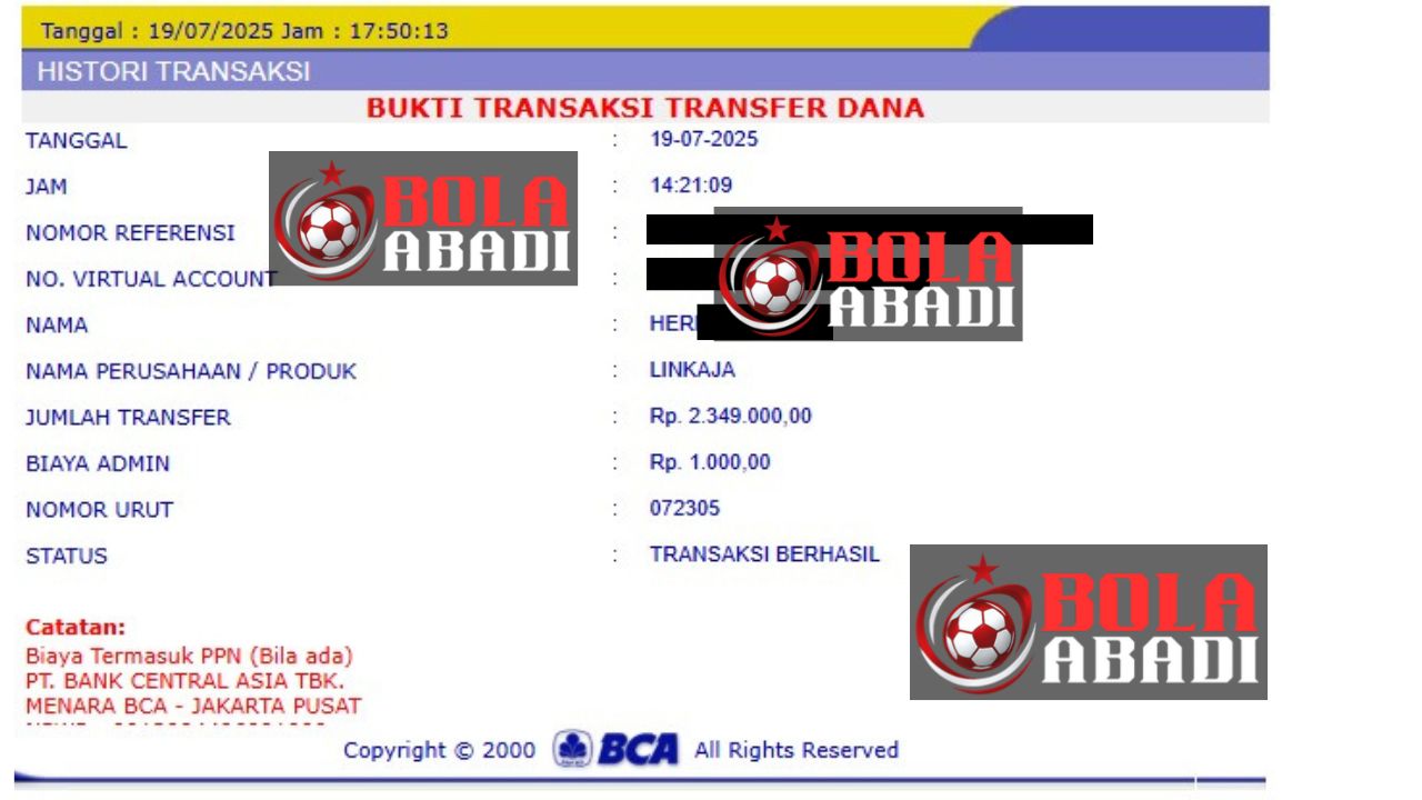 Bukti Transfer 3