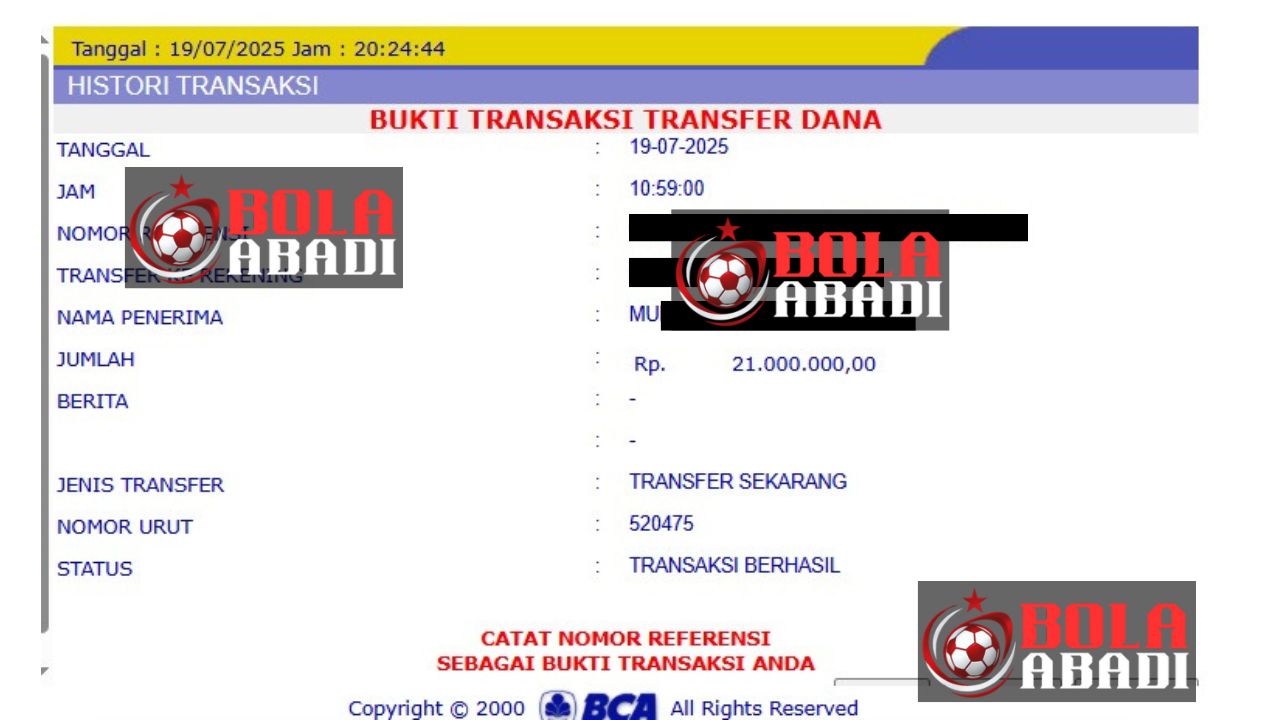 Bukti Transfer 6